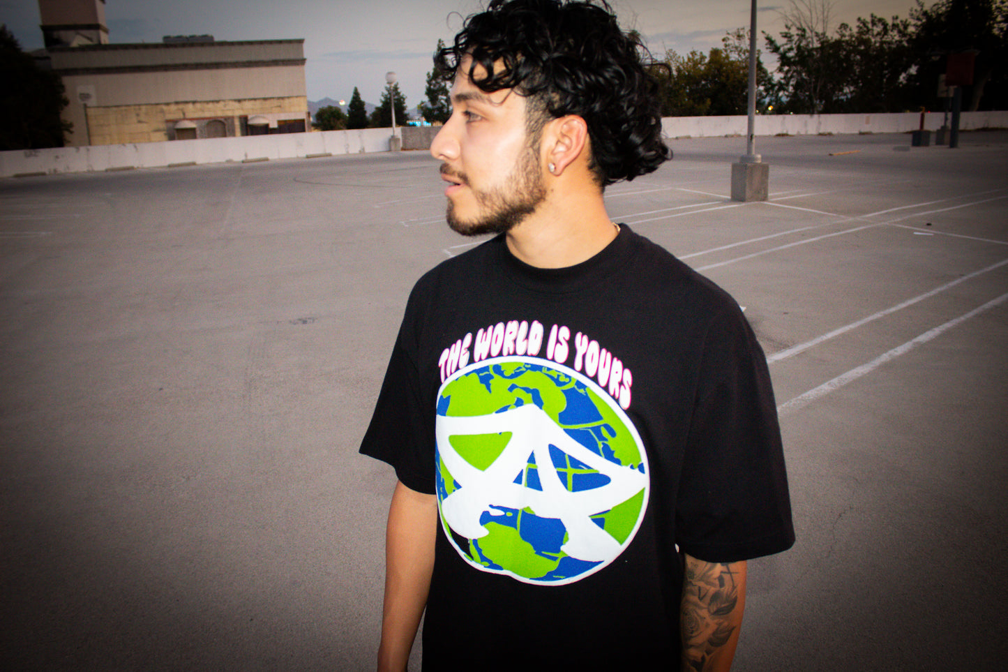 "THE WORLD IS YOURS"