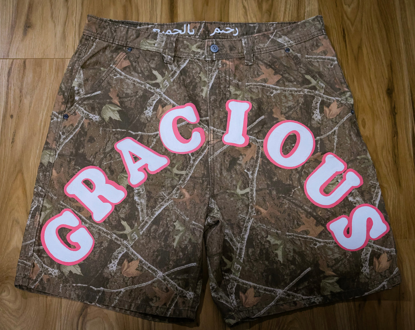 "GRACIOUS" Forrest Shorts