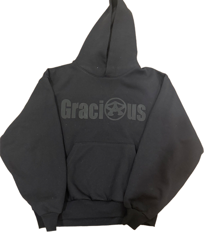 BLACK ON BLACK GRACIOUS HOODIE