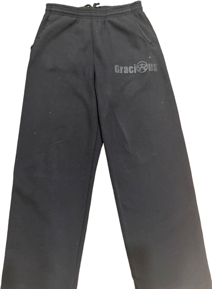 BLACK ON BLACK GRACIOUS SWEATS