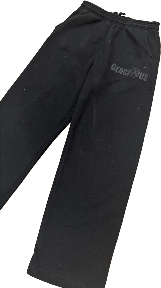 BLACK ON BLACK GRACIOUS SWEATS
