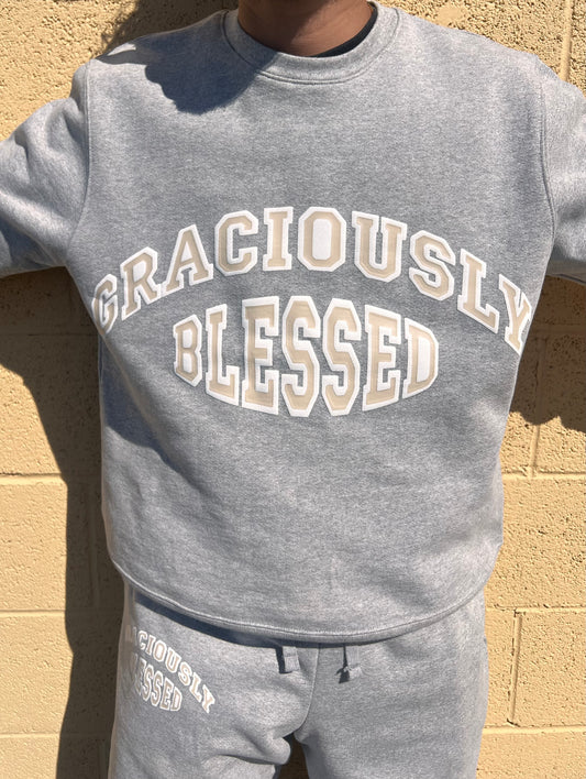 Gris et Crème Crewneck