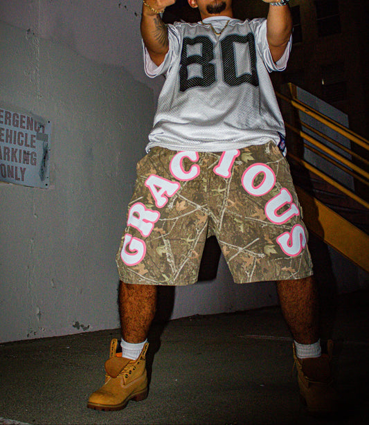 "GRACIOUS" Forrest Shorts