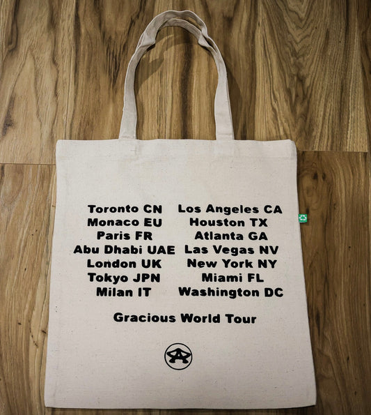 "Gracious World Tour" Tote Bag