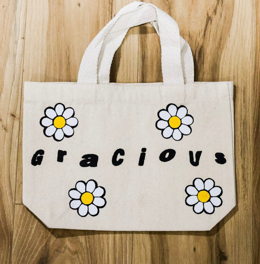 "Daisy Mini Tote Bag"